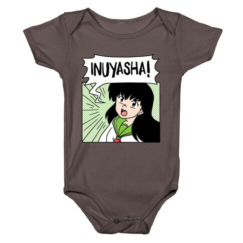 Kagome Screaming InuYasha (1 of 2 pair) Baby One-Piece