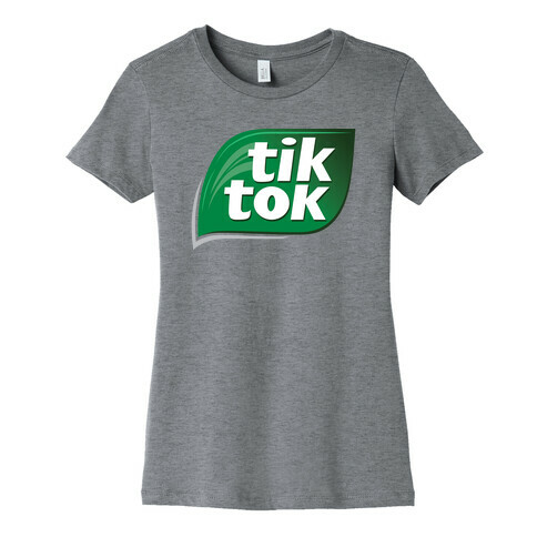 TikTok Tic Tac Parody Logo Womens T-Shirt