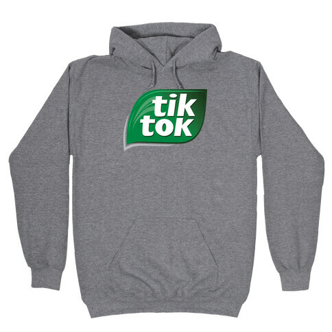 TikTok Tic Tac Parody Logo Hooded Sweatshirt