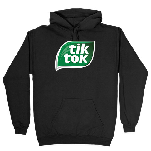 TikTok Tic Tac Parody Logo Hooded Sweatshirt