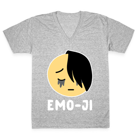 Emo-ji V-Neck Tee Shirt