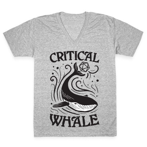 Critical Whale V-Neck Tee Shirt
