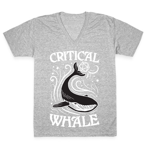 Critical Whale V-Neck Tee Shirt