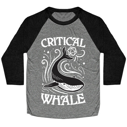 Critical Whale Baseball Tee