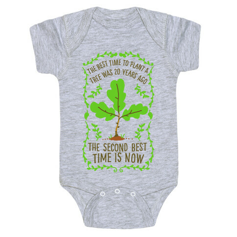 The Best Time to Plant a Tree Baby One-Piece