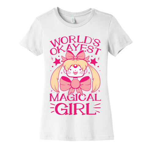 World's Okayest Magical Girl Womens T-Shirt