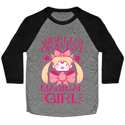 World's Okayest Magical Girl Baseball Tee