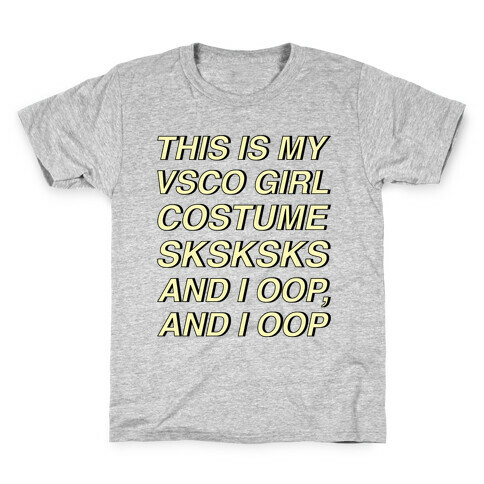 This Is My VSCO Girl Costume Kids T-Shirt