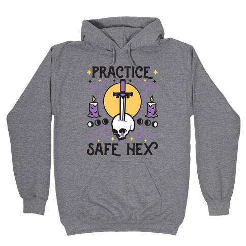 Practice Safe Hex Hooded Sweatshirt