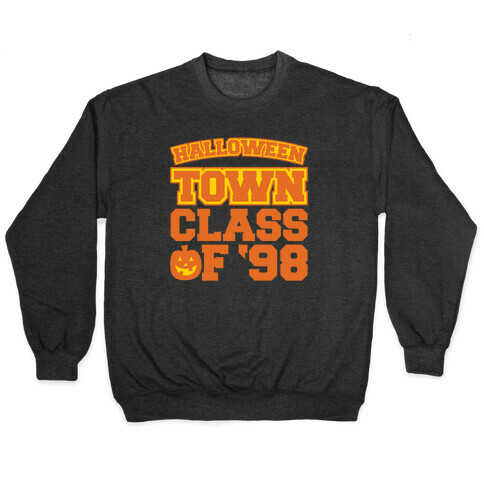 Halloween Town Class of '98 Parody White Print Pullover