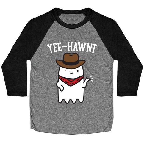 Yee-Hawnt Cowboy Ghost Baseball Tee