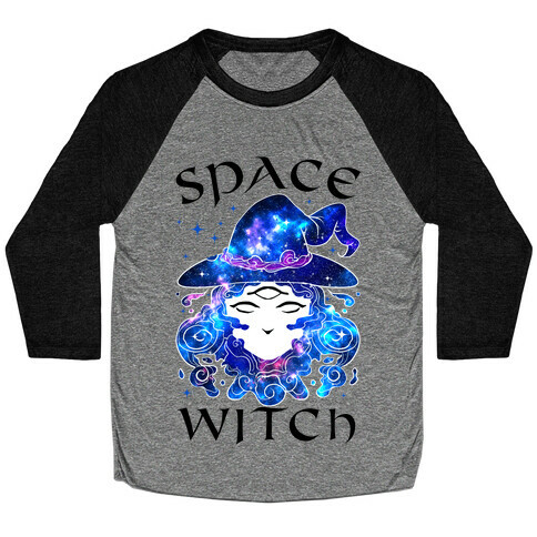 Space Witch Baseball Tee
