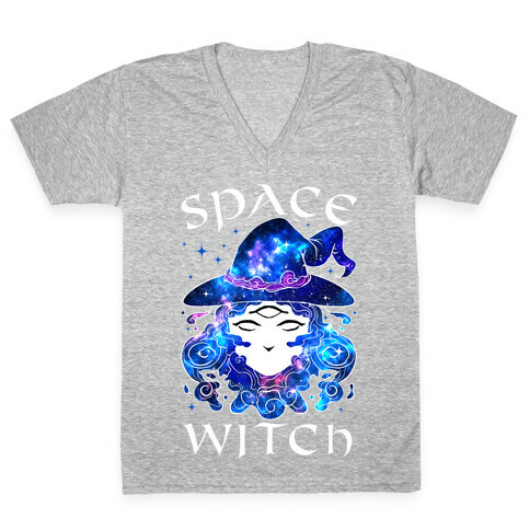 Space Witch V-Neck Tee Shirt