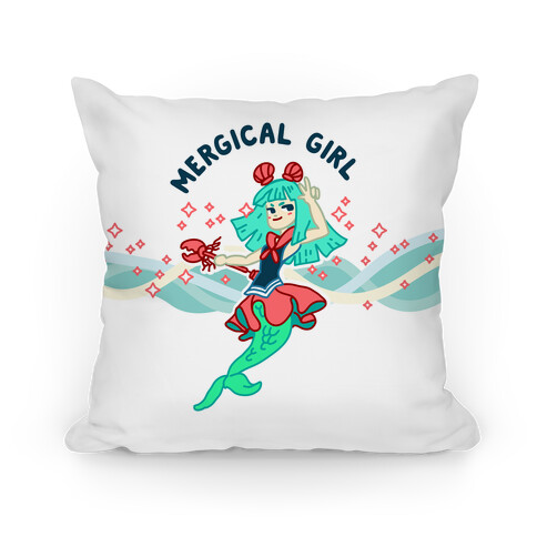 Mergical Girl Pillow