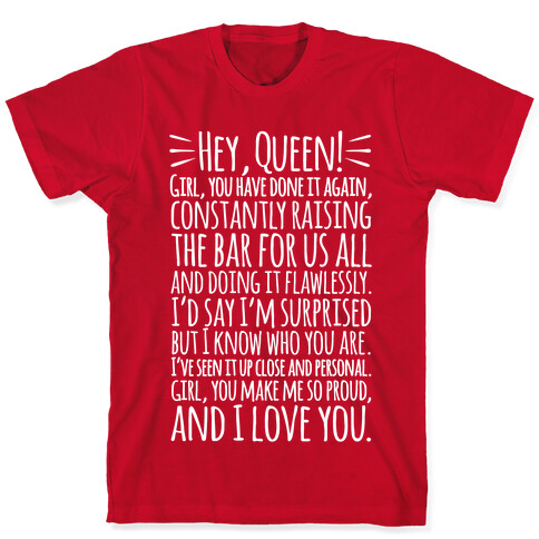 Hey Queen Michelle Obama Quote White Print Tank Tops
