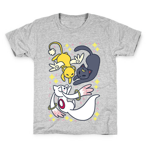 Magical Mascots - Luna, Kero and Kyubey Kids T-Shirt