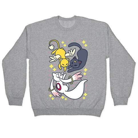 Magical Mascots - Luna, Kero and Kyubey Pullover