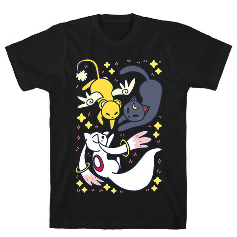 Magical Mascots - Luna, Kero and Kyubey T-Shirt