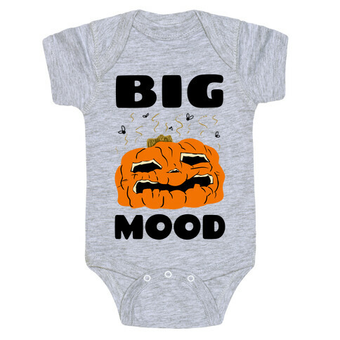 Big Mood Rotting Pumpkin Baby One-Piece