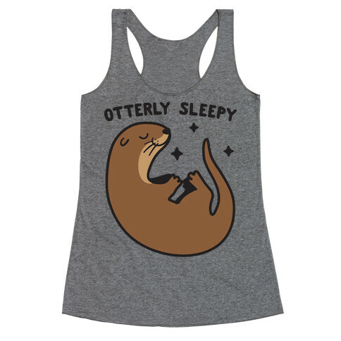 Otterly Sleepy Racerback Tank Top