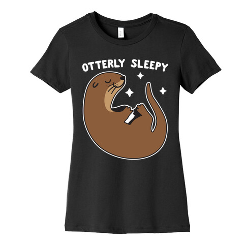 Otterly Sleepy Womens T-Shirt