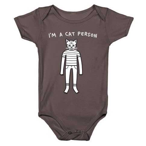 I'm A Cat Person Baby One-Piece