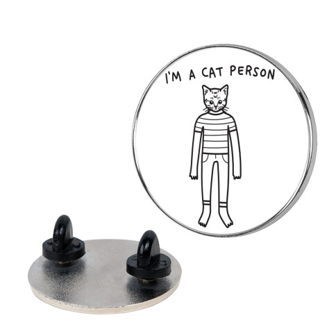 I'm A Cat Person Pin