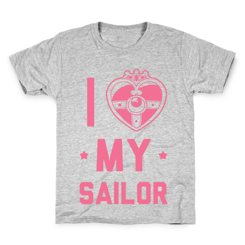 I Heart My Sailor Kids T-Shirt