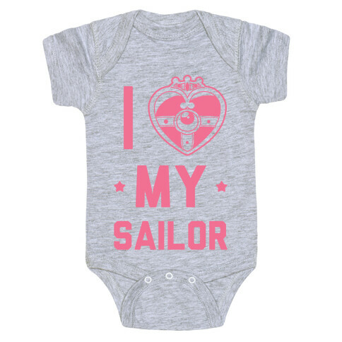 I Heart My Sailor Baby One-Piece