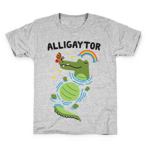 Alligaytor (Gay Alligator) Kids T-Shirt
