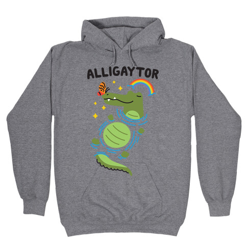 Alligaytor (Gay Alligator) Hooded Sweatshirt