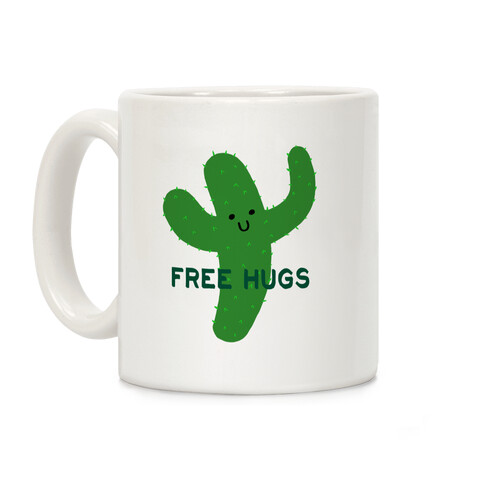 Free Hugs Cactus Coffee Mug