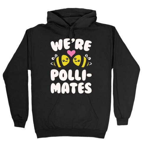 We're Pollimates White Print Hooded Sweatshirt