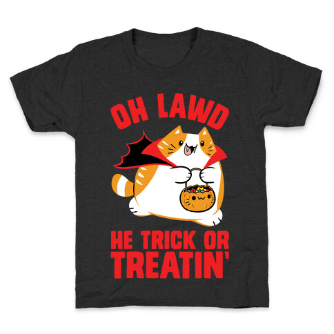 Oh Lawd He Trick Or Treatin' Kids T-Shirt