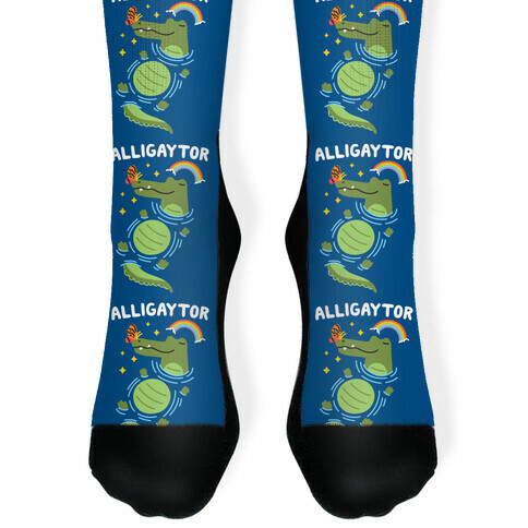 Alligaytor (Gay Alligator) Sock