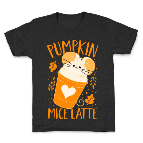 Pumpkin Mice Latte Kids T-Shirt