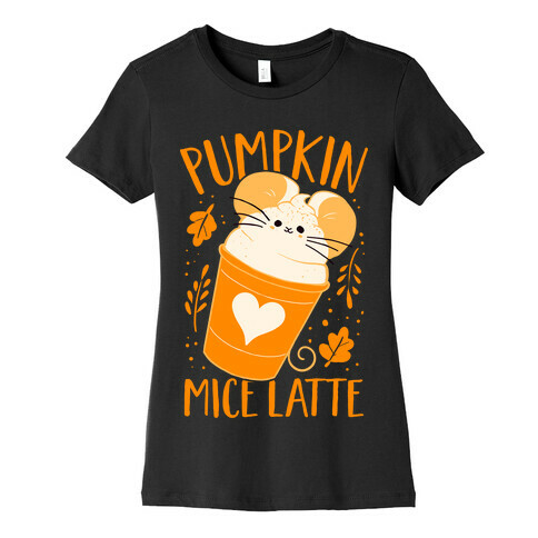 Pumpkin Mice Latte Womens T-Shirt