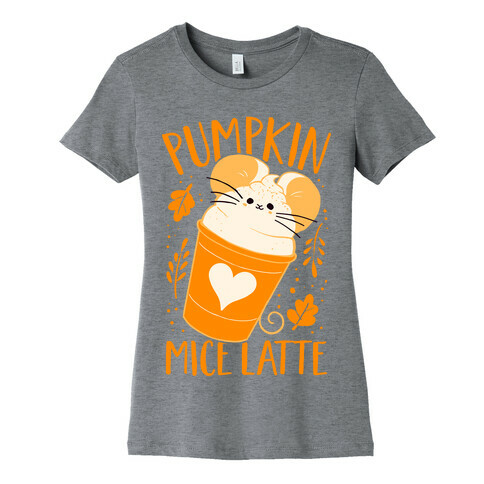 Pumpkin Mice Latte Womens T-Shirt