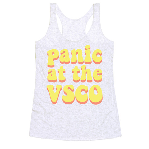Panic at the VSCO Racerback Tank Top