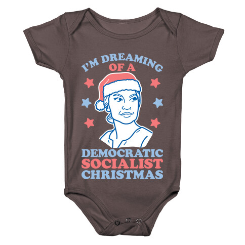 I'm Dreaming of a Democratic Socialist Christmas AOC Baby One-Piece