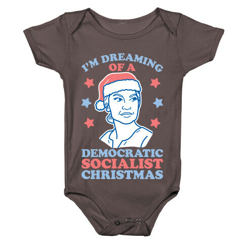 I'm Dreaming of a Democratic Socialist Christmas AOC Baby One-Piece