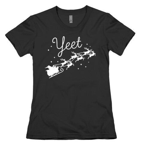 Yeet Santa Sleigh Womens T-Shirt