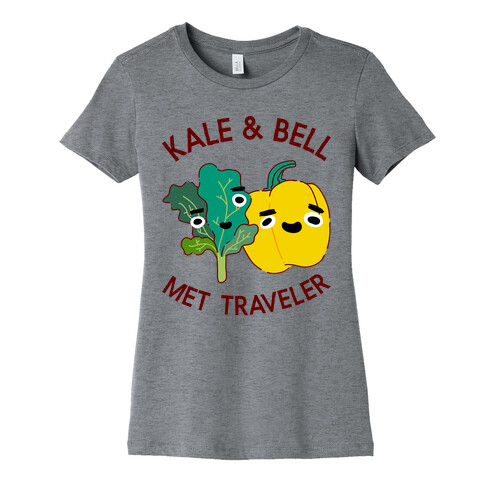 Kale and bell Met, Traveler Womens T-Shirt
