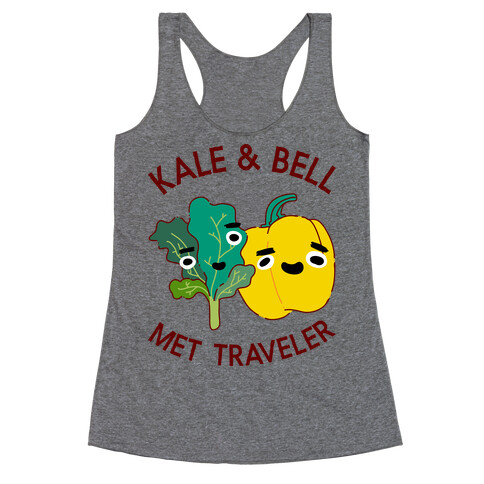 Kale and bell Met, Traveler Racerback Tank Top