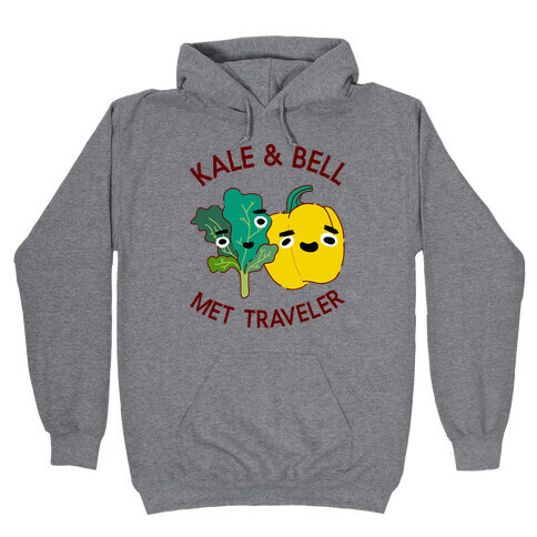 Kale and bell Met, Traveler Hooded Sweatshirt