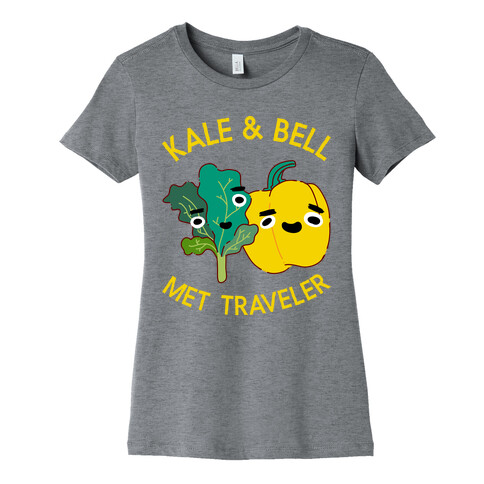 Kale and bell Met, Traveler Womens T-Shirt