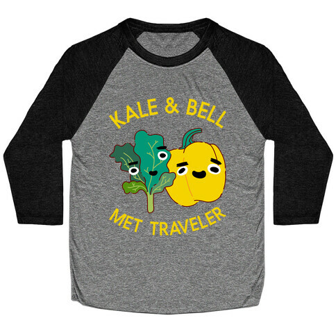 Kale and bell Met, Traveler Baseball Tee