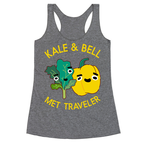 Kale and bell Met, Traveler Racerback Tank Top