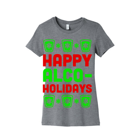 Happy Alco-Holidays Womens T-Shirt
