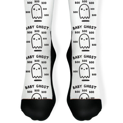 Baby Ghost Boo Boo Boo Sock